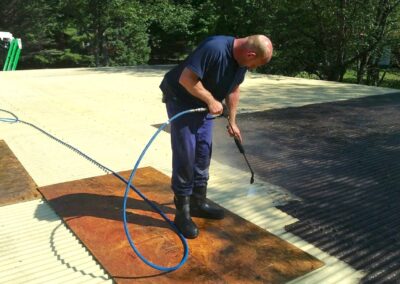 Commercial Roof Action Shot - United Mobile Power Wash & Pressure Washing Services_Commercial_Southfield Michigan_60