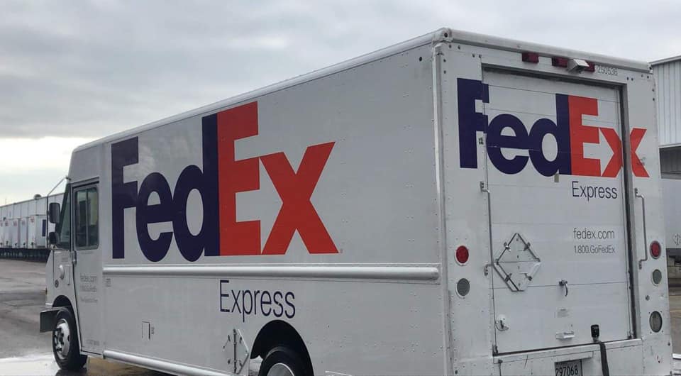 FedEx Before-Truck & Fleet Washing_United Mobile Power Wash & Pressure Washing Services_Commercial_Southfield Michigan