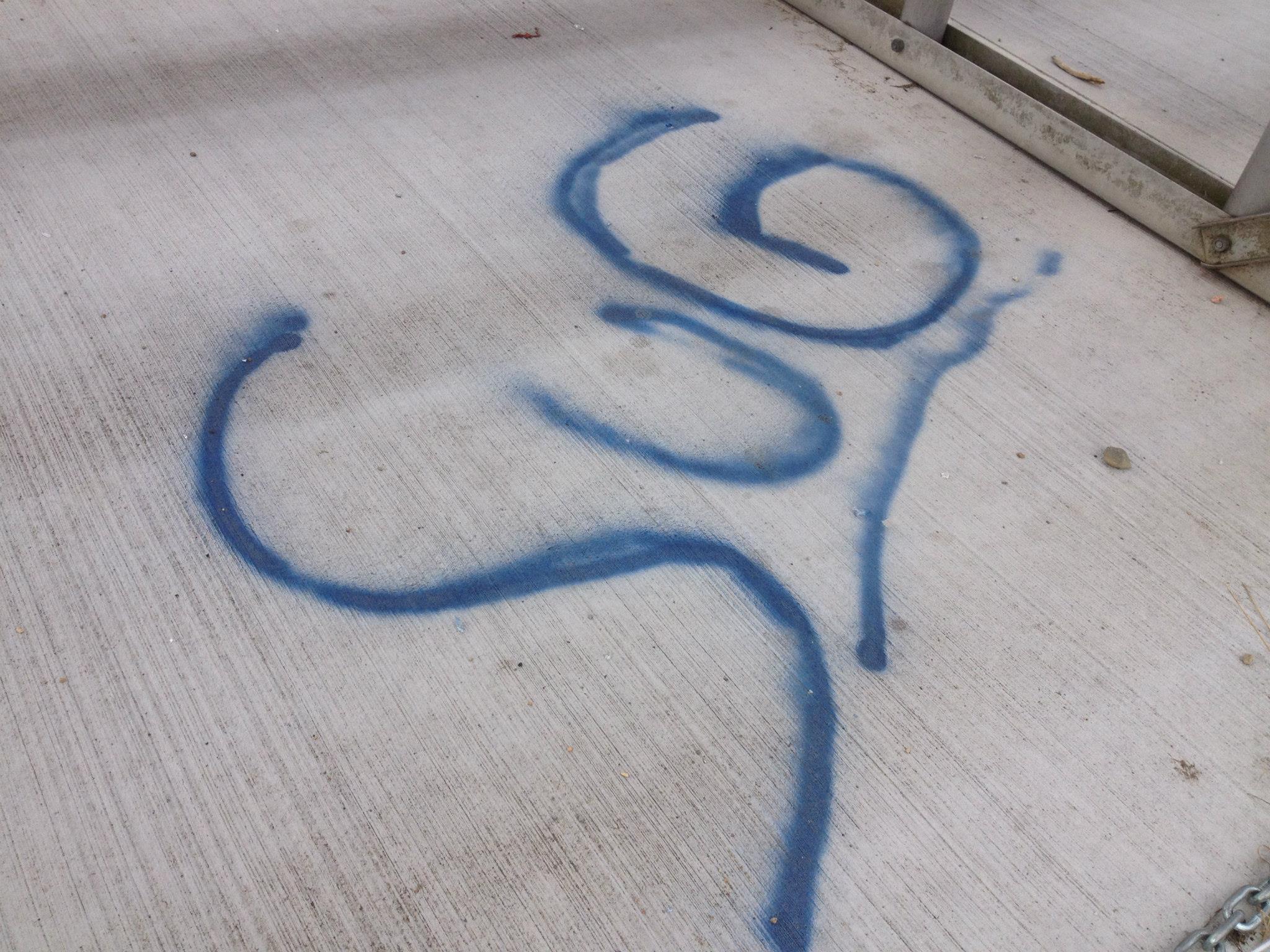 Cement-Graffiti Removal_United Mobile Power Wash & Pressure Washing Services_Commercial_Southfield Michigan_2